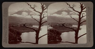 Japan Superb Fujiyama, the sacred mountain--s e from the mountain - Old Photo