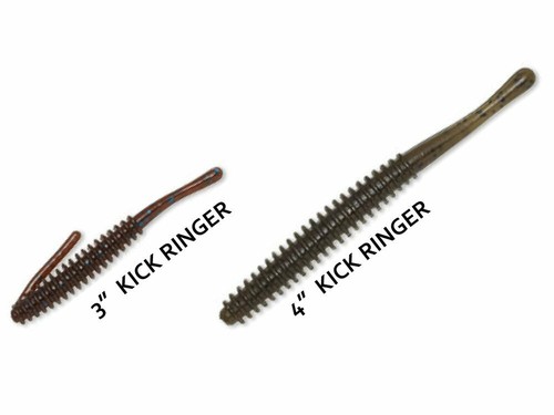 Reins Kick Trick Ringer 3 inch 75mm 15pc Leurre souple Made in Japan COULEURS - Photo 2/13