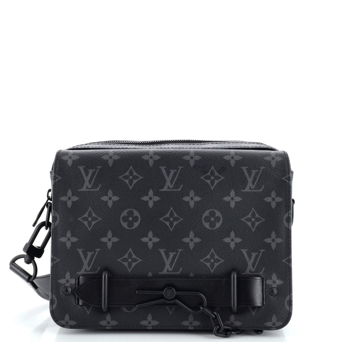 Louis Vuitton Steamer Messenger Bag Monogram Eclipse Canvas Louis Vuitton Steamer Messenger Bag Monogram Eclipse Canvas