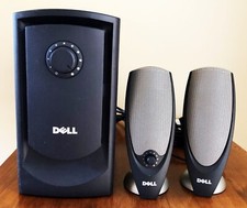 Dell Computer Speaker System with Powered Subwoofer A425 Zylux Multimedia Sound