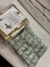 LOT Of 48 New JOY MANGANO HUGGABLE HANGER CLIPS Green Tan For Skirts/Pants