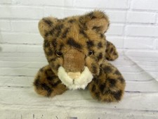 Aurora Flopsies Luther Leopard Cheetah Brown Spotted Stuffed Animal Plush Toy
