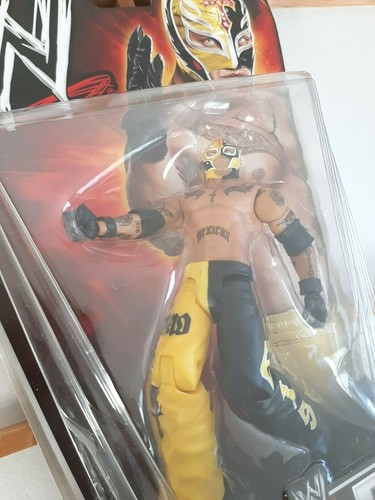 WWF WWE TLC Tables Ladders Chairs Rey Mysterio Action Figure Mattel Rare Limited - Picture 8 of 8