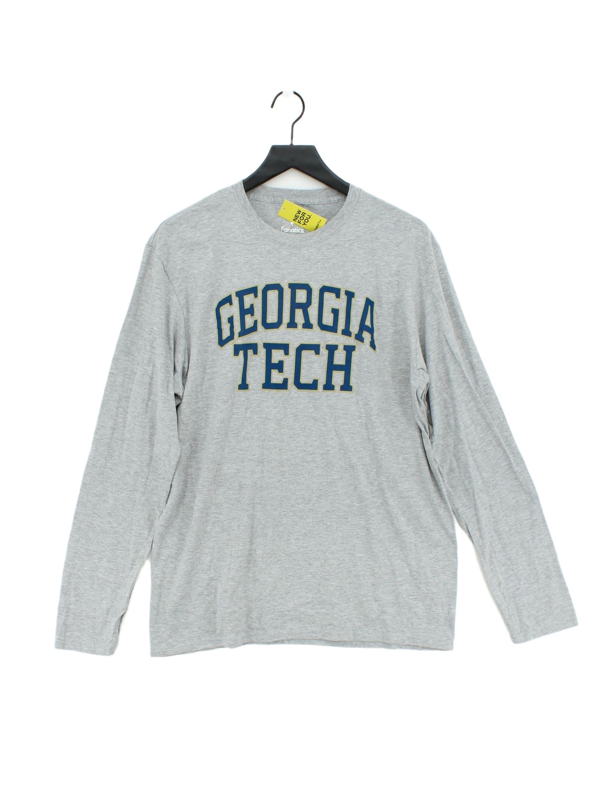 T shirt uomo Fanatics L grigia grafica 100% altra basic