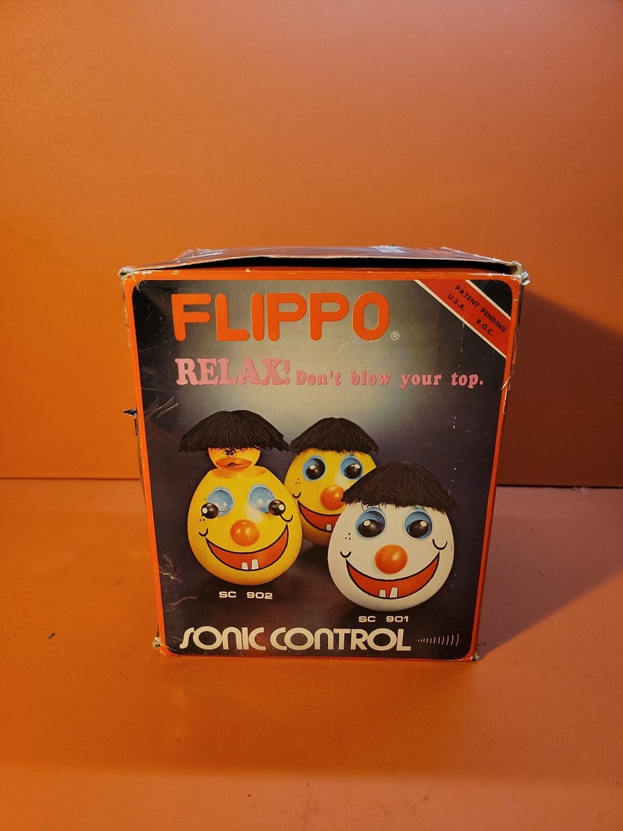 「FLIPPO」SONIC CONTROL USA 80s Rare Vintage 1981 Flippo Sonic Control Clown Head ~ SC 902 ~ In