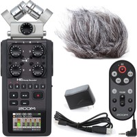 Zoom H6 Portable Recorder With Windscreen, Wired Remote And Power Supply on sale Zoom H6 Portable Recorder With Windscreen, Wired Remote And Power Supply on sale