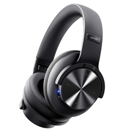 B8 Wireless Bluetooth Headphones with 120H Playtime in Black