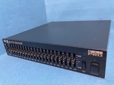 BOSS GE-21 Graphic Equalizer Micro Rack Pro Series Half Rack Made in Japan Teste