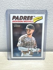 2026 Topps Heritage - Jackson Merrill #351 Chrome Refractor Parallel Padres