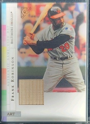 2003 Topps Gallery Hall of Fame Edition - Artifact Relics Frank Robinson...