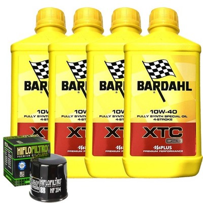 Bardahl XTC 10W40 Ölwechselkit Mit Filter Für Honda CBR500 R RA-K 2019>2020
