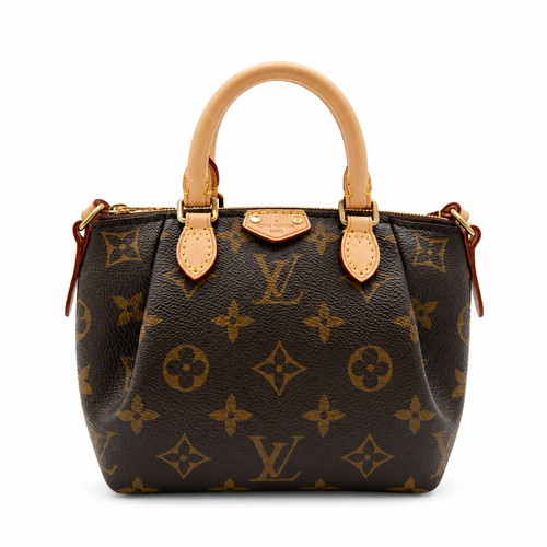 Louis Vuitton Nano Turenne Monogram Canvas Crossbody Bag Rare Mini Top Handle