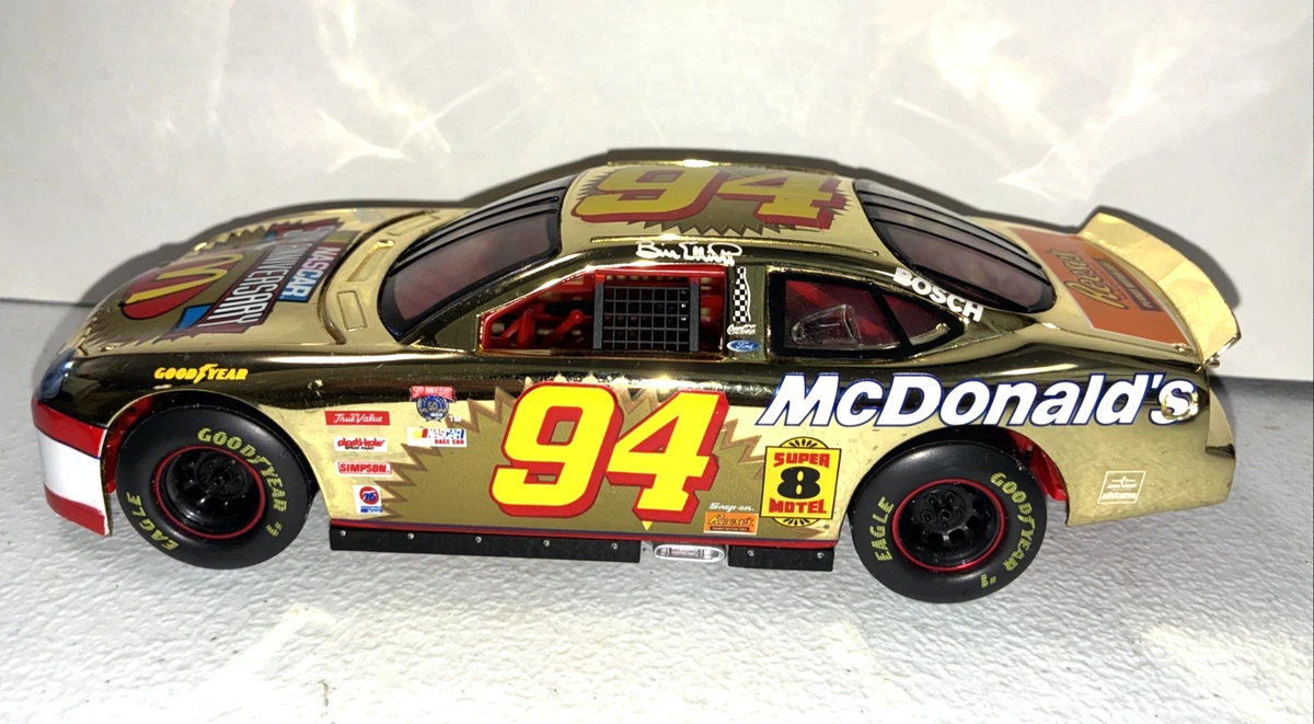 50TH ANNIVERSARY Mcdonald's ミニカー NASCAR 1998 Hot Wheels, Gold, NASCAR 50th Anniversary #94, Made for