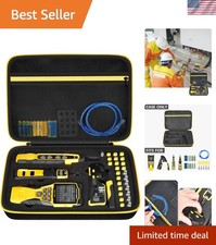 Klein Tools Compatible Zippered Travel Case - 31 Compartments for Cable Testers