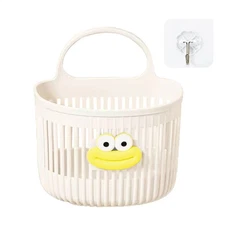 Wall Storage Basket Wall Mounted Basket For Bathroom No Drill Organizing
