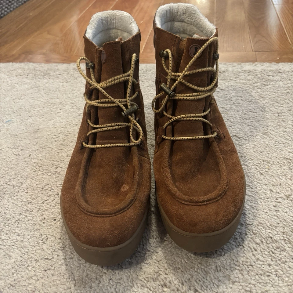 Zapatillas altas Jambu para mujer talla 11 con cordones forradas de piel en excelente estado Foto 2 de 4