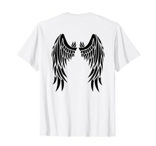 Angel Devil Halloween Costume Black Wings DIY T-Shirtfrom JP