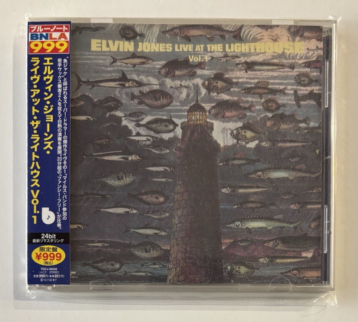 * ELVIN JONES * LIVE AT THE LIGHTHOUSE VOL. 1 (1972) * Japan * 24 BIT CD *  obi *