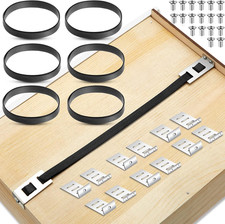 6 Set Drawer Repair Kit Drawer Support Brackets Includes Screws for Reinfo