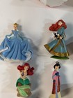 Disney Princess Figure Lot 18pc Ariel Belle Cinderella Merida Mulan Jasmine PVC — photo 6
