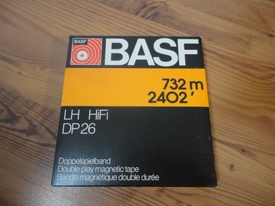 1 x Basf DP 26 HIFI Tonband 732m 2402 ft auf 18 cm Spule, Neu!!!