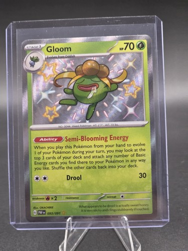 2024 Pokémon PALDEAN FATES SHINY RARE HOLO GLOOM 093/091🔥🔥🔥