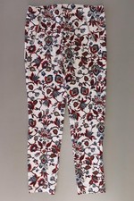 ⭐ Zara Hose für Damen Gr. 36, S mit Blumenmuster mehrfarbig aus Baumwolle ⭐