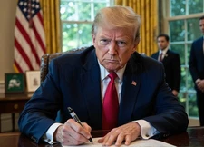 Donald  Trump Oval Office AI Generated Photo MAGA White House, USA 8X10 Print