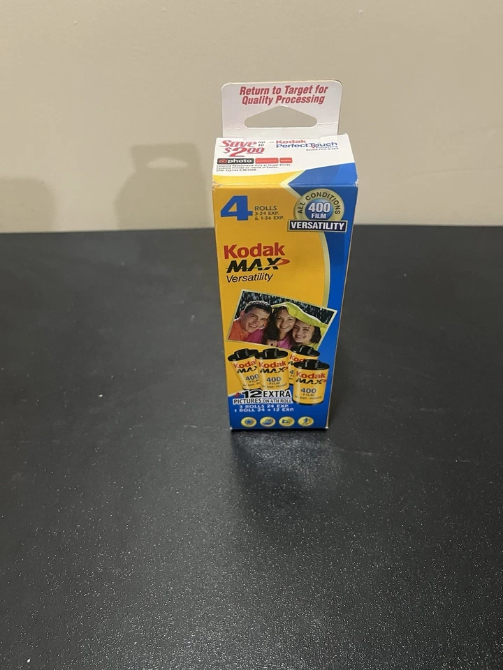 NOS Kodak Max Versatility 400 Color Film 35mm 3 New Rolls 24 Exposure 1 Roll 36 - Image 2 of 4