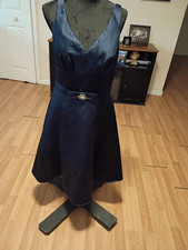 Medium Alfred Angelo Blue Sleeveless Special Occasion Wedding Cruise Prom Dress