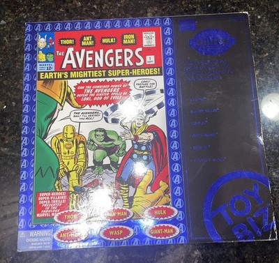 Toy Biz The Avengers Boxed Playset Thor Iron Man Hulk Ant-Man Wasp 5+ Figures