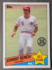 2020 Topps - 1985 Topps Baseball All-Stars Johnny Bench #85AS-9 Reds HOF