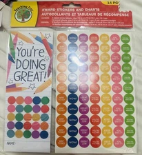 Teachers Kids Awards Stickers and Chart Motivation Positive Experience