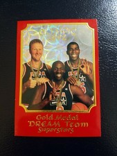 Michael Jordan Larry Bird Magic Johnson Dream Team Superstars 1993 Olympic Gold