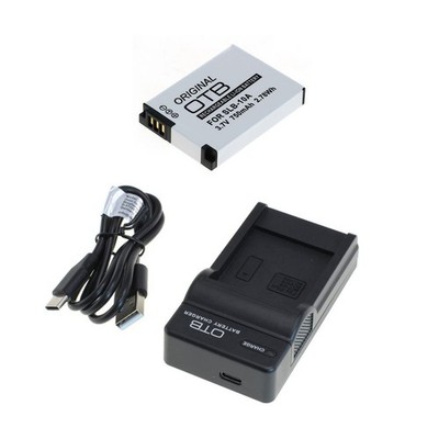 Akku und USB Ladegerät für Samsung WB5500 WB1100F PL50 PL51 PL55 SLB-10A