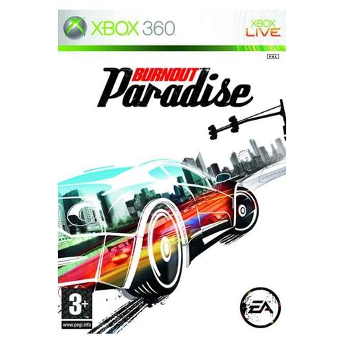 BURNOUT PARADISE DE CRITERION GAMES PARA LA XBOX 360 USADO EN BUEN ESTADO
