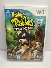 Raving Rabbids Travel in Time Wii game - includes instruction manual, disk, case