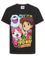 Yo Kai Watch Characters Jungen 3-4 Jahre KurzäRmeliges T-Shirt
