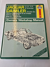 Haynes Jaguar Daimler XJ12 XJS Sovereign Double Six Workshop Manual V12