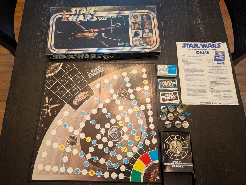 Classic 1977 Kenner Star Wars "Escape from Death Star" Board Game