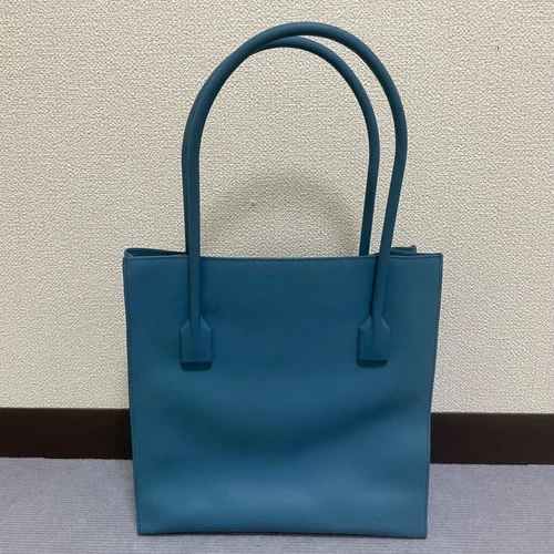 Miu Miu tote bag handbag blue leather