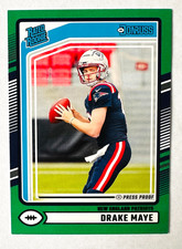 2024 Donruss Drake Maye GREEN Press Proof RC #379 Patriots Rated Rookie!