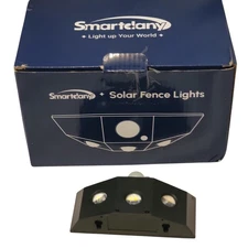Smartdany Solar Fence Lights Outdoor 12 Pack PIR Motion LED Wall Lamps Security