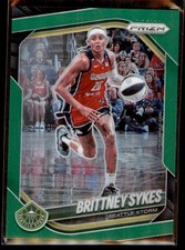 Brittney Sykes #121 2025 Panini Prizm WNBA Green Prizms
