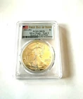 2021-(W) Silver Eagle Type 2 PCGS MS70 First Day Of Issue Struck At West Point