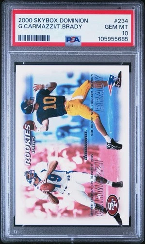 2000 Skybox Dominion TOM BRADY Rookie Pairs #234 PSA 10 GEM MINT Patriots GOAT