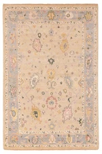 Hand-knotted Area Rug 5'11" x 8'9" Traditional Wool Oriental Carpet