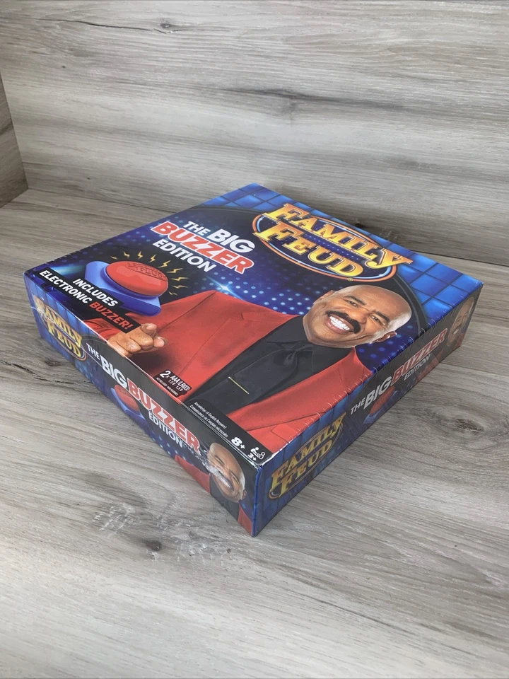 Family Feud Big Buzzer Edition Party Game Spin Master 2021 BRAND NEW SEALED RARE - Image 4 of 4