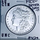 1901 O BU GEM MORGAN SILVER DOLLAR UNC MS+++ U.S. MINT RARE COIN 8439