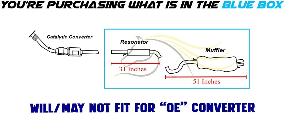 Resonador y silenciador de escape de acero inoxidable para: 98-2010 Volkswagen Golf 2,8 L Foto 3 de 4